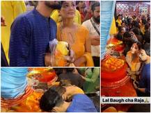 PHOTOS: TV Actress Hina Khan Visits Lalbaugcha Raja With Boyfriend Rocky Jaiswal To Seek Bappa\'s Blessings
