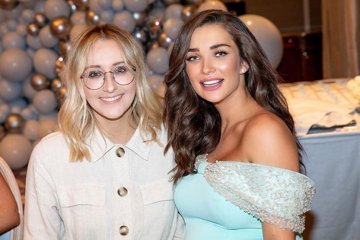 Amy got engaged to her fiancé George Panayiotou on May 5 in London. The engagement ceremony was attended by her family members and close friends.