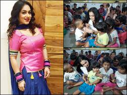 PICS: Yeh Rishtey Hain Pyaar Ke Actress Sangeeta Kapure Celebrates Her Birthday At Orphanage