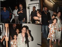 PHOTOS: Sanjay Dutt And Wife Maanayata Step Out For DINNER DATE With Kids Shahraan And Iqra