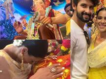 IN PICS: TV Actors Ravi Dubey & Nia Sharma Visit Lalbaugcha Raja To Seek Blessings Ahead Of Their NEW SHOW Launch!