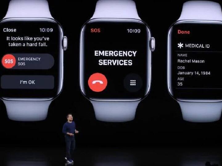 Also unveiled was Apple’s next internet-connected smartwatch, Apple Watch Series 5, which features an always-on display that lets users check time and other features without raising or tapping it. (AFP)