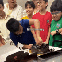 Ajay Devgn-Kajol's Cutie Yug Devgn Attacks The Cake With The Knife During His 9th Birthday Celebration With Friends! PICS-VIDEO Inside!