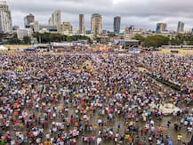 PHOTOS: India Bids Adieu To Lord Ganesha With Grand ‘Visarjan’ After 10-Day Long Festival
