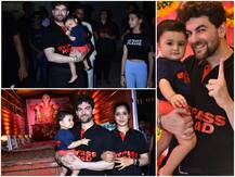 PHOTOS: Neil Nitin Mukesh\'s Lil Daughter Nurvi Steals The Show As The Family Bids Adieu To Bappa During Ganpati Visarjan!
