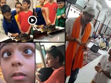 Ajay Devgn-Kajol\'s Cutie Yug Devgn Attacks The Cake With The Knife During His 9th Birthday Celebration With Friends! PICS-VIDEO Inside!