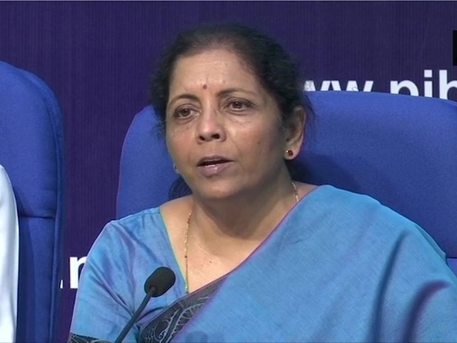 Finance Minister Sitharaman Announces Rs 60,000 Crore Boost To Exports, Housing Sitharaman Announces Rs 60,000 Crore Boost To Exports, Housing