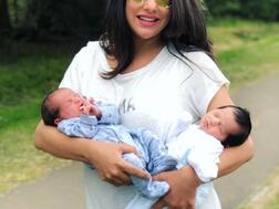 Jamai Raja Actress Sara Arfeen Khan Shares ADORABLE Pic Of Twins Aizah & Zidane