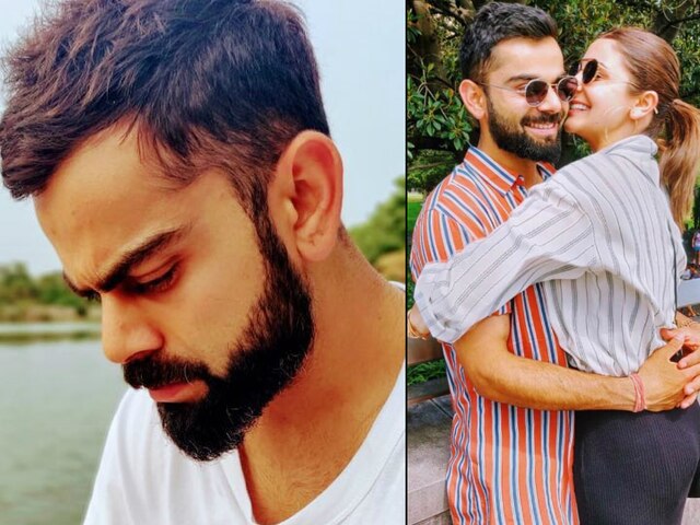 Virat Kohli Flaunts Anushka Sharma's Name Initials On T-shirt Virat Kohli flaunts Anushka Sharma's name initials on t-shirt