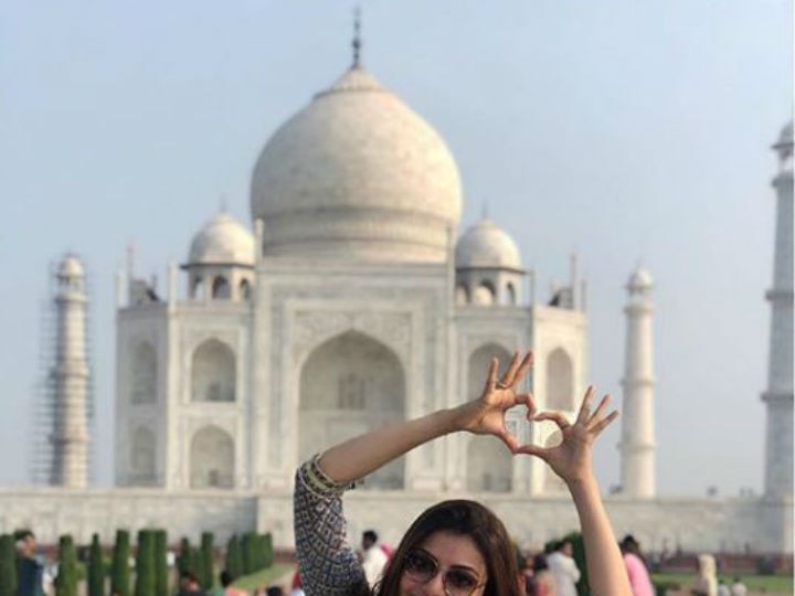 Actress Kajal Aggarwal Visits Taj Mahal For The First Time Actress Kajal Aggarwal Visits Taj Mahal For The First Time