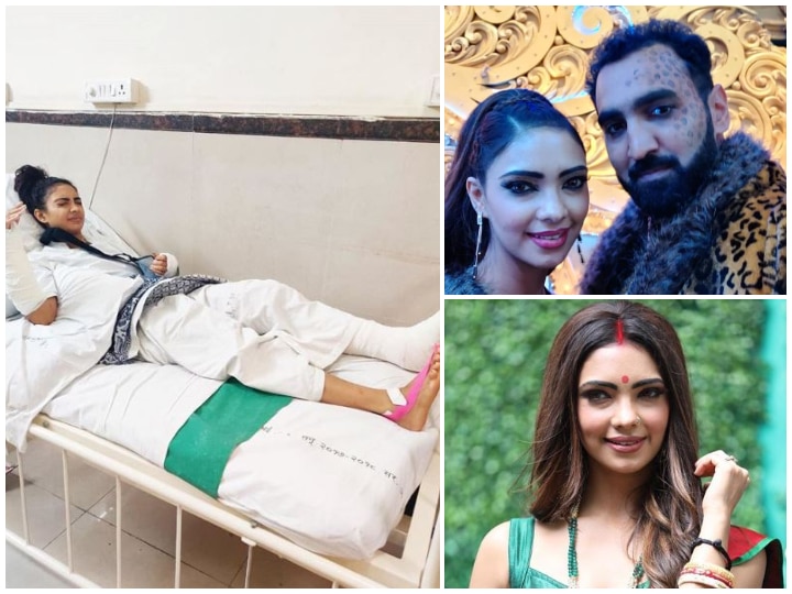 After Quitting 'Nach Baliye 9', 'Kasautii Zindagii Kay' Actress Pooja Banerjee Gets Hospitalised! See Picture! PIC: 'Kasautii Zindagii Kay' Actress Pooja Banerjee Hospitalised; Hubby Confirms Quitting 'Nach Baliye 9'!