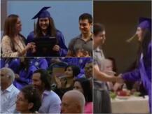 Watch: Sara Ali Khan\'s Old Graduation Video With Papa Saif Ali Khan And Mom Amrita Singh Cheering For Her Goes Viral!