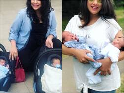 TV Actress Sara Arfeen Khan Shares Adorable PIC Posing With Newborn TWINS When She Got Discharged From Hospital!