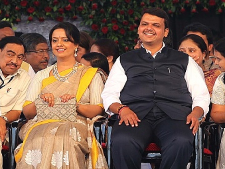 Maharashtra CM Devendra Fadnavis's Wife Amruta Calls PM Modi 'Father Of Our Country', Sets Twitter Abuzz Maharashtra CM Devendra Fadnavis's Wife Amruta Calls PM Modi 'Father Of Our Country', Sets Twitter Abuzz