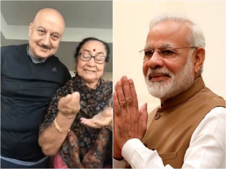 Prime Minister Narendra Modi 'Touched' By Anupam Kher's Mother Dulari's Wish On His 69th Birthday!  Prime Minister Narendra Modi 'Touched' By Anupam Kher's Mother Dulari's Wish On His 69th Birthday!