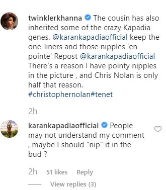 Twinkle Khanna's Post Over Cousin Karan Kapadia's Nipples Has Netizens In Splits