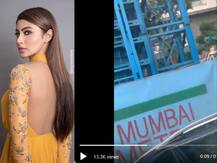Mouni Roy\'s Car Damaged By Falling Rock At Metro Rail Site, \'Made In China\' Actress Shares Video!