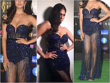 BOLD & BLUETIFUL! IIFA 2019: Actress Malavika Mohanan Raises OOMPH On The Green Carpet In Her SEXY OUTFIT!
