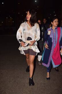 PICS: Priyanka Chopra Looks Super Cool As She Returns To Mumbai For ‘The Sky Is Pink’ Promotions