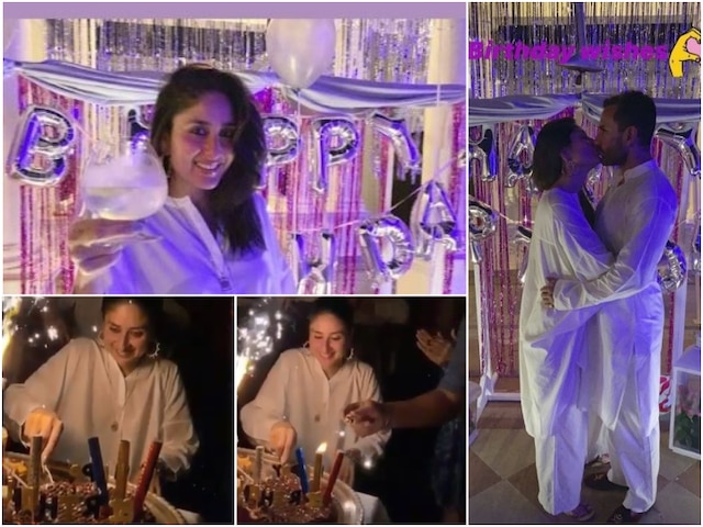 PICS & VIDEO: Kareena Kapoor Khan Locks Lips With Hubby Saif As She Celebrates 39th Birthday At Pataudi Palace With Family Happy Birthday Kareena Kapoor Khan Locks Lips With Hubby Saif Ali Khan As She Celebrates 39th Birthday At Pataudi Palace With Family