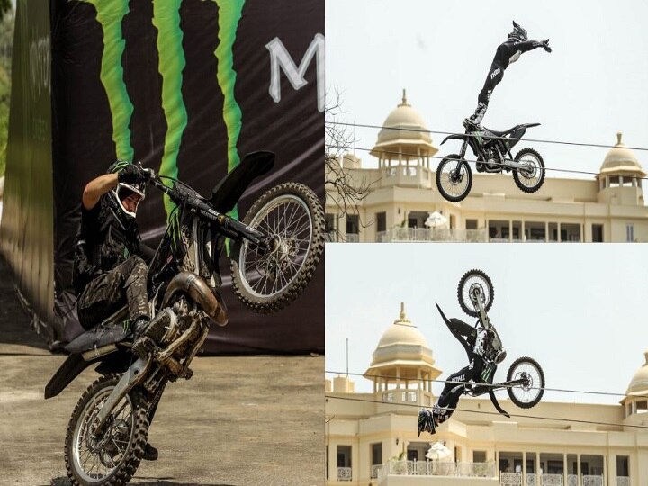 Monster Energy Recreates James Bond Movie Scene In India With X Games Gold Medalist Jackson Strong; See Stunning Pictures Monster Energy Recreates James Bond Movie Scene In India With X Games Gold Medalist Jackson Strong; See Stunning Pictures