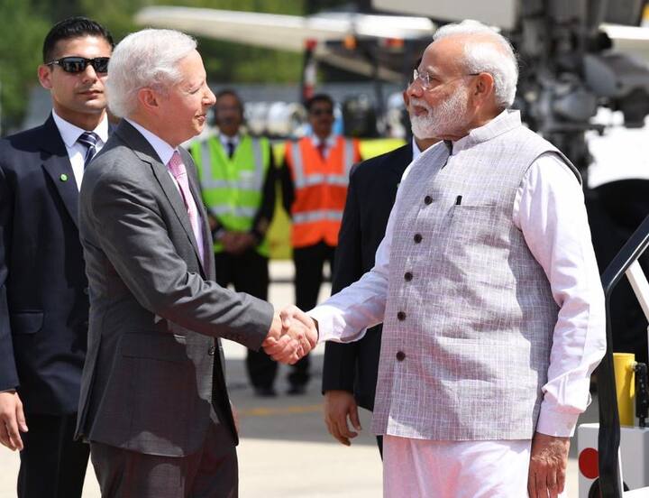PM Modi will address the Indian American community and their elected representatives at Howdy Modi event, together with Donald Trump./Image tweeted by PMO