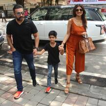 PICS: Shilpa Shetty Steps Out With Her Family For Sunday Lunch Date
