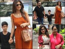 PICS: Shilpa Shetty Steps Out With Her Family For Sunday Lunch Date