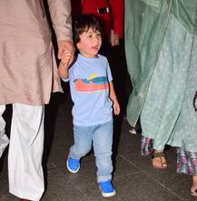 Kareena Kapoor Khan With Saif & Taimur Ali Khan Makes Stylish Airport Entry Returning Post 39th Birthday Celebration At Pataudi Palace