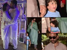 Kareena Kapoor Khan With Saif & Taimur Ali Khan Makes Stylish Airport Entry Returning Post 39th Birthday Celebration At Pataudi Palace