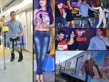 Bigg Boss 13: Salman Khan Enters Press Conference In A Metro Coach, Ameesha Patel Ups Glamour Quotient! Sana Khan, Pooja Banerjee, Arjun Bijlani Accompany Host!
