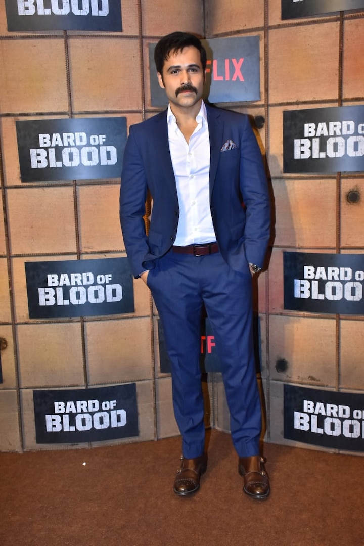 Emraan Hashmi, who plays the role of excommunicated RAW agent in ‘Bard of Blood’, looked dapper in a blue suit.