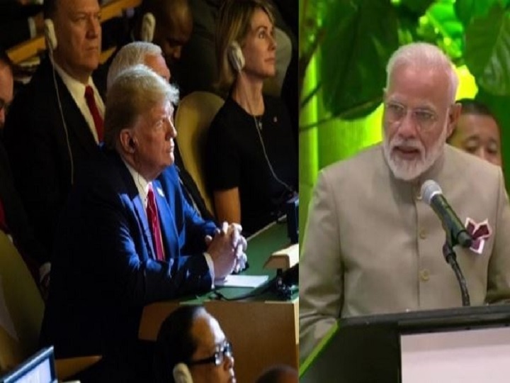 Another Display Of Modi-Trump Bond: US Prez Makes Unscheduled Visit To UN Climate Meet, Hears PM’s Speech Another Display Of Modi-Trump Bond: US Prez Makes Unscheduled Visit To UN Climate Meet, Listens To PM’s Speech