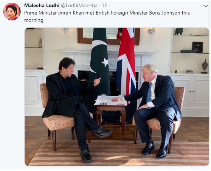 Pakistan’s UN Envoy Maleeha Lodhi Goofs Up Again; Refers To UK PM Boris Johnson As Foreign Minister