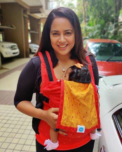 Actress Sameera Reddy, who embraced motherhood for the second time gave birth to baby girl, Nyra, two months ago has shared adorable pics of her lil munchkin 