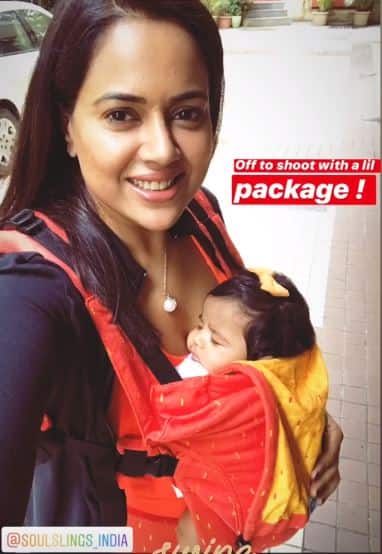 How cute is baby Nyra looking here?