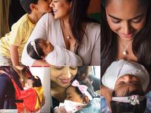 Actress Sameera Reddy Shares AWWDORABLE PICS Of Her 2-Month-Old Daughter Nyra!