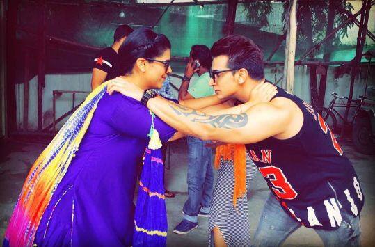 Rytasha Rathore and Prince Narula in 'Badho Bahu'