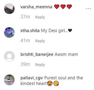 Fans react on Peecee's pictures