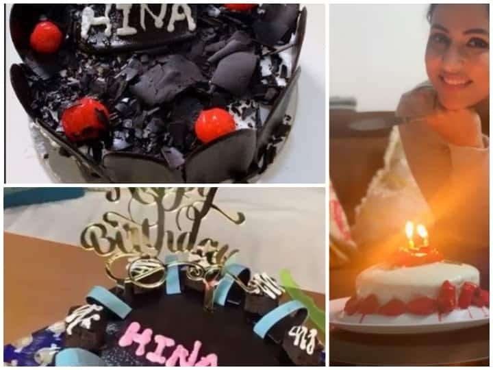 PHOTOS: TV Queen Hina Khan Starts Her Pre Birthday Celebrations With Five Cakes! PHOTOS: TV Queen Hina Khan Starts Her Pre Birthday Celebrations With Five Cakes!