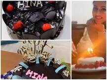 PHOTOS: TV Queen Hina Khan Starts Her Pre Birthday Celebrations With Five Cakes!