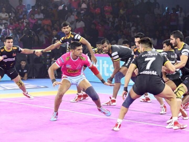 Pro Kabaddi League 2019: Siddharth Helps Telugu Titans Thrash Jaipur Pink Panthers 51-31 Pro Kabaddi League 2019: Siddharth Helps Telugu Titans Thrash Jaipur Pink Panthers 51-31