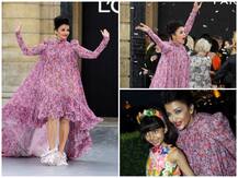 PICS:  Aishwarya Rai Bachchan Dazzles On The Ramp At \'Paris Fashion Week\'!