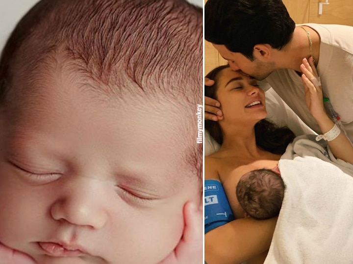 Amy Jackson reveals newborn baby boy Andreas Jax Panayiotou's face a week after birth introducing him adorably with a pic brightening up fans' Monday morning Amy Jackson Reveals Week Old Newborn Baby Boy Andreas Jax Panayiotou's Face With An Adorable Pic 
