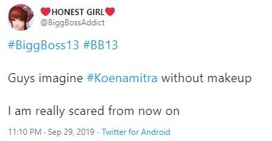 Bigg Boss 13: 'Saki' Girl Koena Mitra's Unrecognizable Face Puts Social Media In A Tizzy, Fans Comment On Her Looks- 