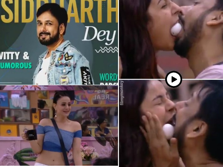 Bigg Boss 13 Shehnaaz Gill and Siddharth Dey end up kissing