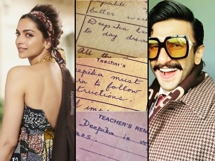 'Trouble maker' Deepika Padukone shares her school reports on social media, Ranveer Singh's reactions are epic! Deepika Padukone Shares Her School Reports With Interesting Remarks By Teachers, Ranveer Singh's Reactions Are Epic!