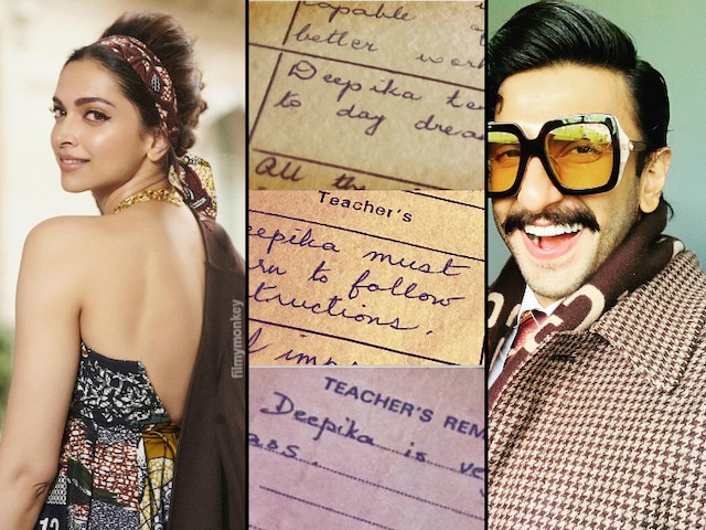 Deepika Padukone Shares Her School Reports With Interesting Remarks By Teachers, Ranveer Singh's Reactions Are Epic! 'Trouble maker' Deepika Padukone shares her school reports on social media, Ranveer Singh's reactions are epic!