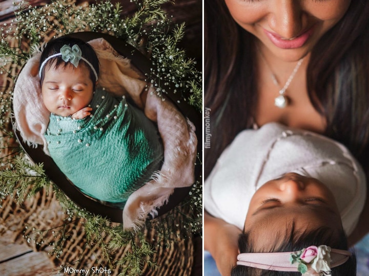 Sameera Reddy shares newborn daughter Nyra Varde's first clear picture from the latest photoshoot Sameera Reddy Shares Newborn Daughter Nyra Varde's First Clear Picture From The Latest Photoshoot
