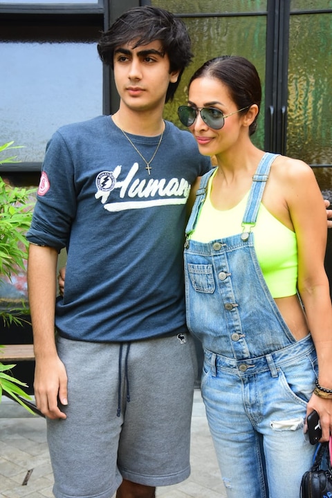 Malaika Arora's Son 16 Yr Old Son Arhaan Khan Joins Her On Lunch Outing ...